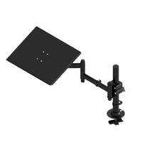 Suporte tri articulado fixo de mesa multi uso para telas de atè 15 polegadas - com bandeja