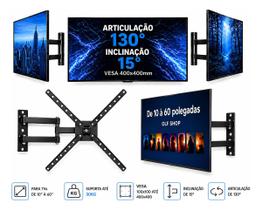Suporte Tri Articulado Tv 10 A 60 Até 30kg Brasforma Suporte Tri Articulado Tv 10 A 60 Até 30kg Brasforma