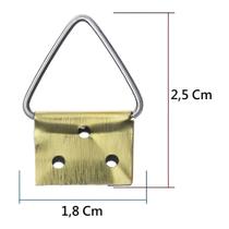 Suporte Triângulo Médio Para Quadros Porta Retrato 100 Pçs