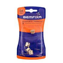 Suporte Triângulo Pequeno para Quadros com 4 Unidades - Bemfixa