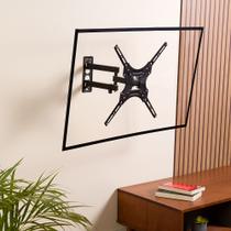 Suporte triarticulado c/ inclinacao p/ tv - 17" a 55" - preto mi-1755-prmultivisão Suporte triarticulado c/ inclinacao p/ tv - 17" a 55" - preto mi-1755-prmultivisão
