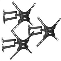 Suporte Triarticulado TV 32 55 Polegadas Retrátil Braço Longo Ajustável Articulado