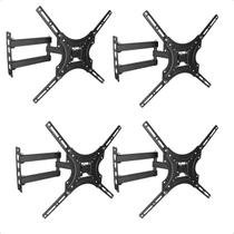 Suporte Triarticulado TV 32 55 Polegadas Retrátil Braço Longo Ajustável Articulado