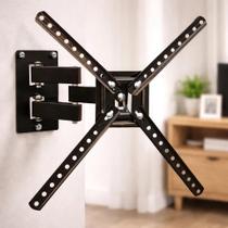 Suporte Triarticulado Tv Lcd led 10 A 60 Preto Braço Longo