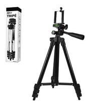 Suporte Tripé de Alumínio para Celular / Câmera com Nível 1,02 mt Suporte Tripé de Alumínio para Celular / Câmera com Nível 1,02 mt