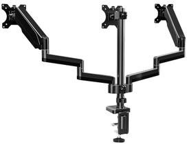 Suporte Triplo para Monitor UPGRAVITY - 3 Telas Planas/Curvas de até 27"