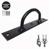 Suporte TRX Cordas Pilates Saco Boxe de Teto e Parede - Studio Metal Madeira