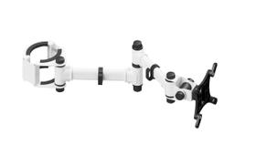 Suporte Tubo Redondo Monitor 10 Até 32 Triarticulado Inclinável Dentista Cadeira Odontológica Branca Suporte Tubo Redondo Monitor 10 Até 32 Triarticulado Inclinável Dentista Cadeira Odontológica Branca