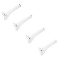 Suporte Tubulares 4 Furos de Parafusar 50cm Reforçado - NV458P Suporte Tubulares 4 Furos de Parafusar 50cm Reforçado - NV458P