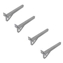 Suporte Tubulares 4 Furos de Parafusar 50cm Reforçado - NV458P Suporte Tubulares 4 Furos de Parafusar 50cm Reforçado - NV458P