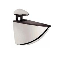 Suporte Tucano Médio para Prateleiras de Madeira ou Vidro Cromado Base Componentes