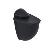 Suporte Tucano Pequeno para Prateleiras de Madeira ou Vidro Preto Base Componente