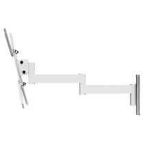 SUPORTE TV 10" a 42" VESA 200X200 4 MOVIMENTOS BRANCO
