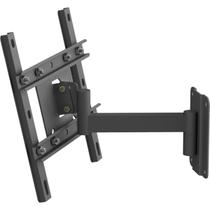 SUPORTE TV 10 a 56 ARTICULADO VESA 400X400 3 MOVIMENTOS PAREDE PRETO