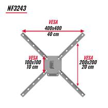 Suporte Tv 10 A 56 Triarticulado Led,Lcd Nf3243 Multiforma