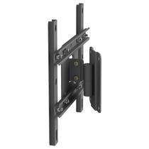 SUPORTE TV 10 a 56 VESA 400X400 2 ARTICULADO MOVIMENTOS PAREDE PRETO