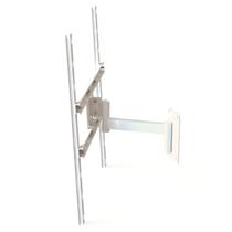 SUPORTE TV 10 a 65 VESA 600X400 3 MOVIMENTOS ARTICULADO PAREDE BRANCO