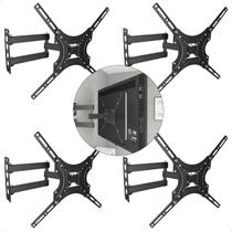Suporte TV 32 55 Polegadas Ajustável Retrátil Inclinável Smart TV Kit Com 4 Suporte TV 32 55 Polegadas Ajustável Retrátil Inclinável Smart TV Kit Com 4