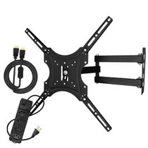 Suporte TV Articulado 1455 Filtro de Linha 4 Tomadas Tripolar Cabo HDMI 1.5m Suporte TV Articulado 1455 Filtro de Linha 4 Tomadas Tripolar Cabo HDMI 1.5m