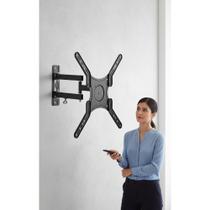 Suporte TV Articulado 26"-65" Dupla Haste Preto