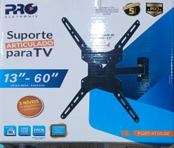Suporte TV Articulado 3 Níveis para Telas 32-65" VESA 400x400 até 40kg Suporte TV Articulado 3 Níveis para Telas 32-65" VESA 400x400 até 40kg