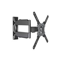 Suporte TV Articulado Parede ELG, A02V4N, 26"-75", Até 38kg, Regulagem de Distância 6-50cm, Preto