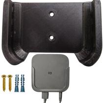 Suporte TV Box Universal 2ª Geração Fixação na Parede ou Atrás da TV Encaixe Seguro Material Resistente e Discreto
