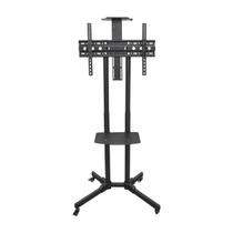 Suporte Tv Chão Rack-100 Aquário 37 a 70 Pol C/Rodinha Cor:Preto Suporte Tv Chão Rack-100 Aquário 37 a 70 Pol C/Rodinha Cor:Preto