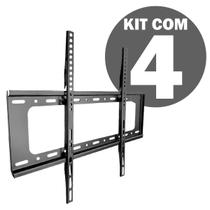 Suporte TV Universal Fixo LED LCD Plasma 40 a 80'' Parede - Painel Kit 4