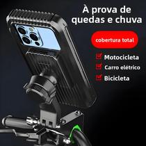 Suporte Universal À Prova d'Água Para GPS De Motocicleta 360 graus Suporte Ajustável Para Celular