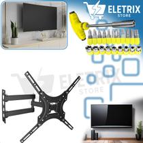 Suporte Universal Articulado para TV 32 a 55 Polegadas com Jogo de Ferramentas 24 Peças