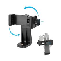 Suporte Universal De Tripé Com Clipe Para Celular De 360 Graus Com Parafuso De 1/4 E Adaptador De