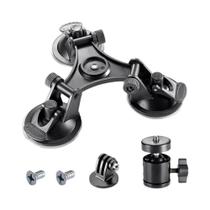 Suporte Universal De Vidro Com Ventosa Triangular Para Câmeras De Ação Insta360 DJI