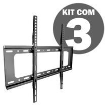 Suporte Universal Fixo Para TV Smart LED LCD 4K Parede Painel 40 a 80'' Polegadas