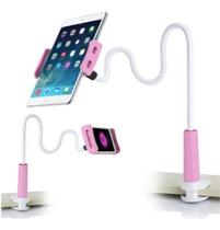 Suporte Universal Flexivel Tablet Celulares Cama Mesa Rosa