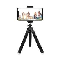Suporte Universal Mini Tripé Octopus Monopé Para Celular, Câmera E Webcam Com Clipe Para Smartphones Suporte Universal Mini Tripé Octopus Monopé Para Celular, Câmera E Webcam Com Clipe Para Smartphones