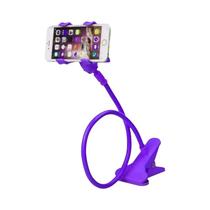 Suporte Universal para Celular com Braço Longo Flexível - Para Cama, Carro e Tablet