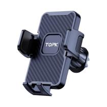 Suporte Universal Para Celular De Carro Com Trava Automática TOPK, Clipe Para Ventilação Para iPhone