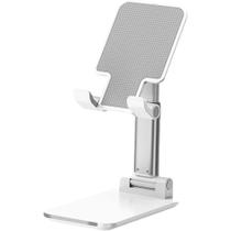 Suporte Universal Para Celular Portátil Mesa Escritório Branco MS213