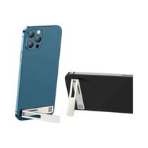 Suporte Universal Para Celular Ultra Fino E Dobrável Em Liga Metálica Magnética Para iPhone 15 13