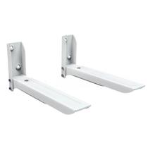 Suporte Universal para Fornos e Micro-ondas, Haste Ajustável 28,4 a 41,4 cm, Suporte Até 30 kg, Branco, MW05WH, ELG Suporte Universal para Fornos e Micro-ondas, Haste Ajustável 28,4 a 41,4 cm, Suporte Até 30 kg, Branco, MW05WH, ELG