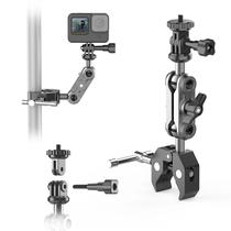 Suporte Universal Para Monitor De Montagem Em Câmera Super Clamp 360 graus Adaptador De Braço Mágico