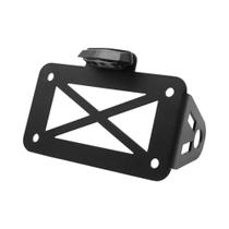 Suporte Universal Para Placa De Licença De Motocicleta LED Com Montagem Lateral Para Bobber Honda