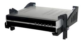 Suporte universal para receptores e consoles fixo de parede em ferro para aparelhos universal - AVATRON Suporte universal para receptores e consoles fixo de parede em ferro para aparelhos universal - AVATRON