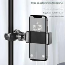 Suporte Universal para Smartphone com Clip - Adaptador para Telefones, Microfones e Tripés