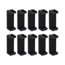 Suporte Universal Para Telefone Com Tripé E Conector Para Microfone E Luz LED, Parafuso De 14mm Para