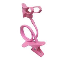 Suporte Universal Pescoço Ganso De Mesa Rosa-MAXMIDIA