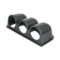 Suporte Universal Preto De 52MM Para Medidores Automotivos Com Furo Simples, Duplo Ou Triplo Para