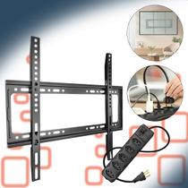 Suporte Universal Tv 23 á 63 Polegadas Fixo Parede Tv Plasma Ultra Slim Filtro de Linha 5 Saídas 80cm