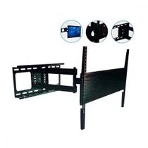 Suporte Universal TV Articulado 180 Fixo Painel Parede Monitor Sustentar Televisores Acessório Fixação 37 a 70 polegadas 50kg